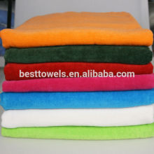 custom solid beach towel