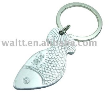 Fish Metal Keychain