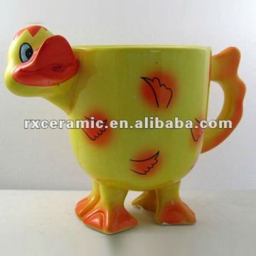 3D Hand-painted Cute Aniaml Mug -Duck