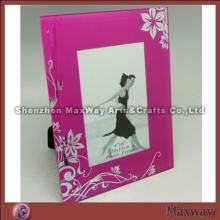 Pink Desk Top Acrylic/Plexiglass Photo/Picture Frame