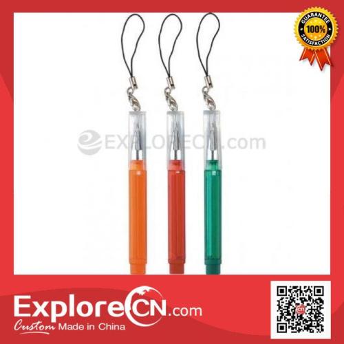 Mini cute promotional keyring shape pen