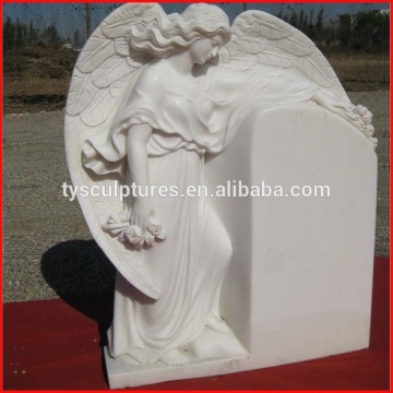 China memorial stones for garve marble sculpture tombstone weeping angel engraving tombstone