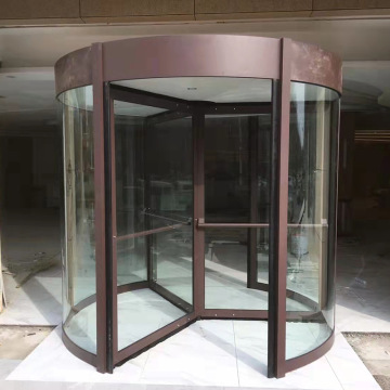 Hotel glass rotary automatic door