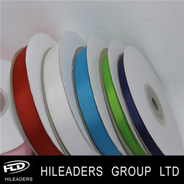 Wholesale Plaid Decorative Polyester Grosgrain Ribbon Suitable Screen Printing Ribbon