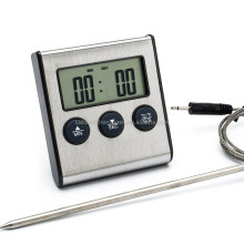 Digital Oven Thermometer with Cooking Timer for Meat and BBQ