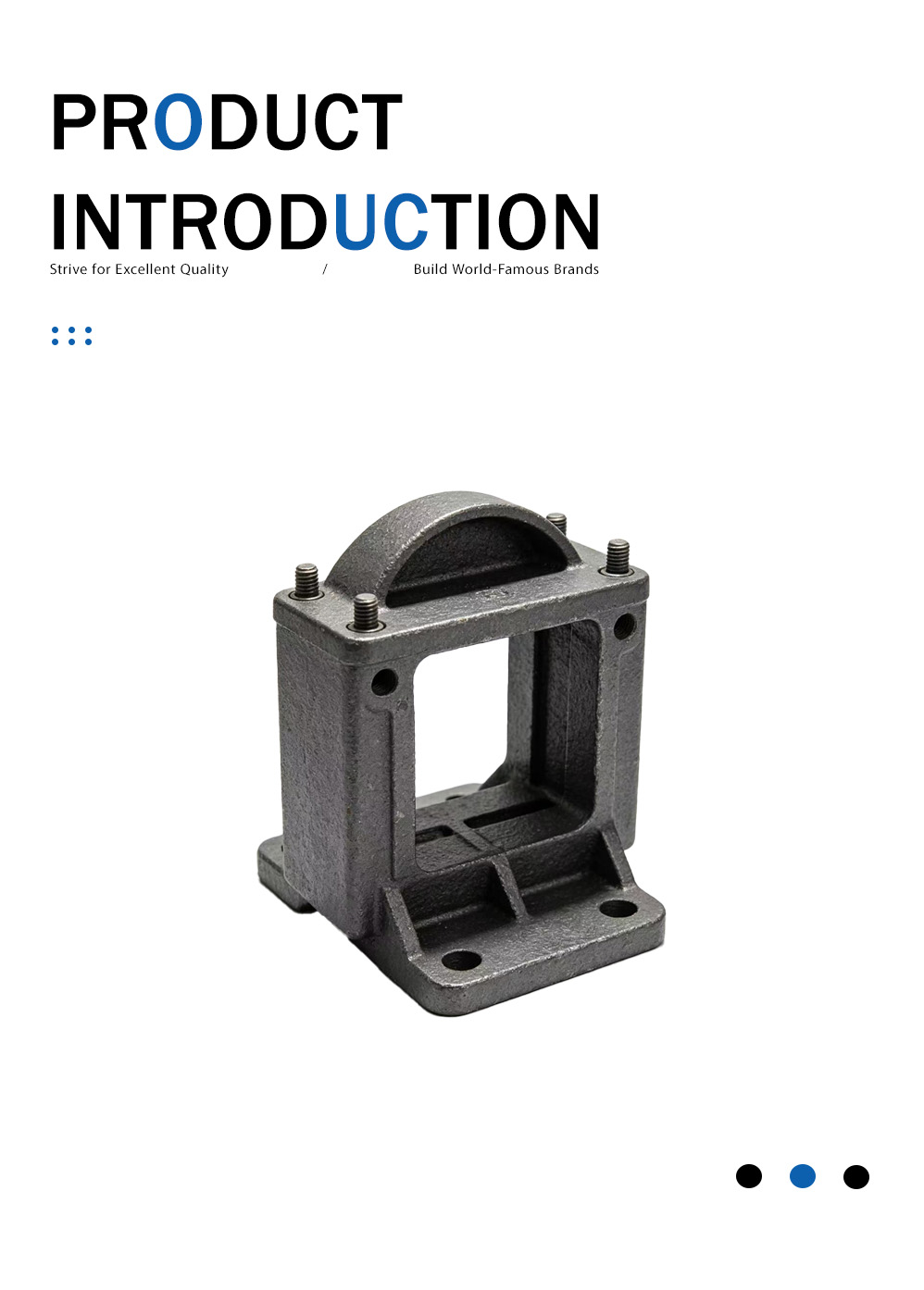 Литье кронштейна дугогасительной желоба Arc Chute Bracket Casting