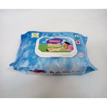 Zarte Vlies-Tücher Unscented Baby Wet Tissues