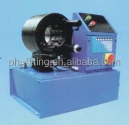 Hydraulic tube crimping machine