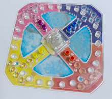 4 Players Checker crossword board Kids Children Cheap price