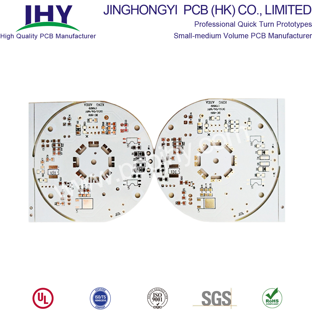 Двухсторонняя алюминиевая базовая печатная плата Double Sided Aluminium Base Core PCB