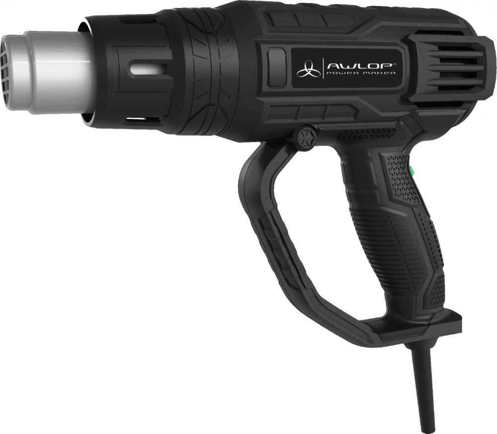 Pistola de calor de Awlop 2000W com fluxo de ar ajustável