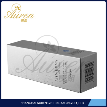 colorful paper cosmetic box with custom stamping logo