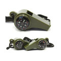 Personalized 3 In 1 Mini Emergency Whistle With Compass And Air Thermometer