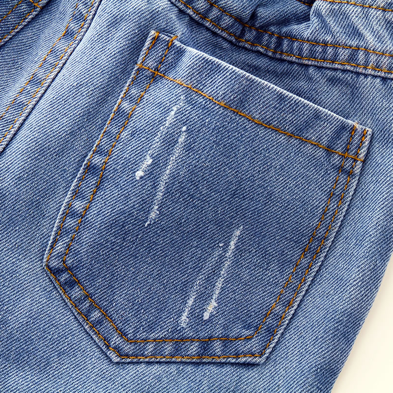 Hot Sale Boys Cartoon Dog Denim Jeans Pants For Age2-8 Years
