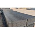 Bending curved welded wire mesh fence