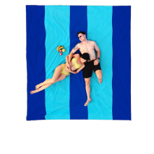 Lightweight Durable Waterproof Sandproof Oversized Beach Blanket for 1-7 Adults
