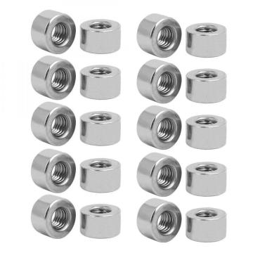 Rod Bar Stud Round Coupling Connector Nuts