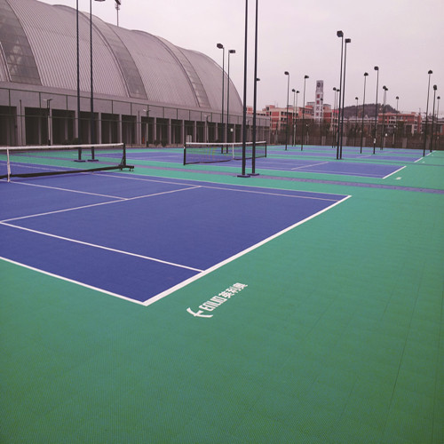 sàn sân tennis ngoài trời