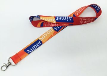 Colorful Custom Logo Printed Polyester Lanyard