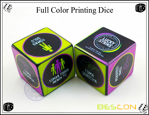 Full Color Printing Dice 30MM