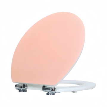 Fanmitrk pink Toilet Seat Wooden-Durable Wood Toilet Seat