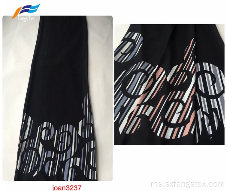 Kain Abaya Bercetak 100% Polyester Bangladesh Nida Murah