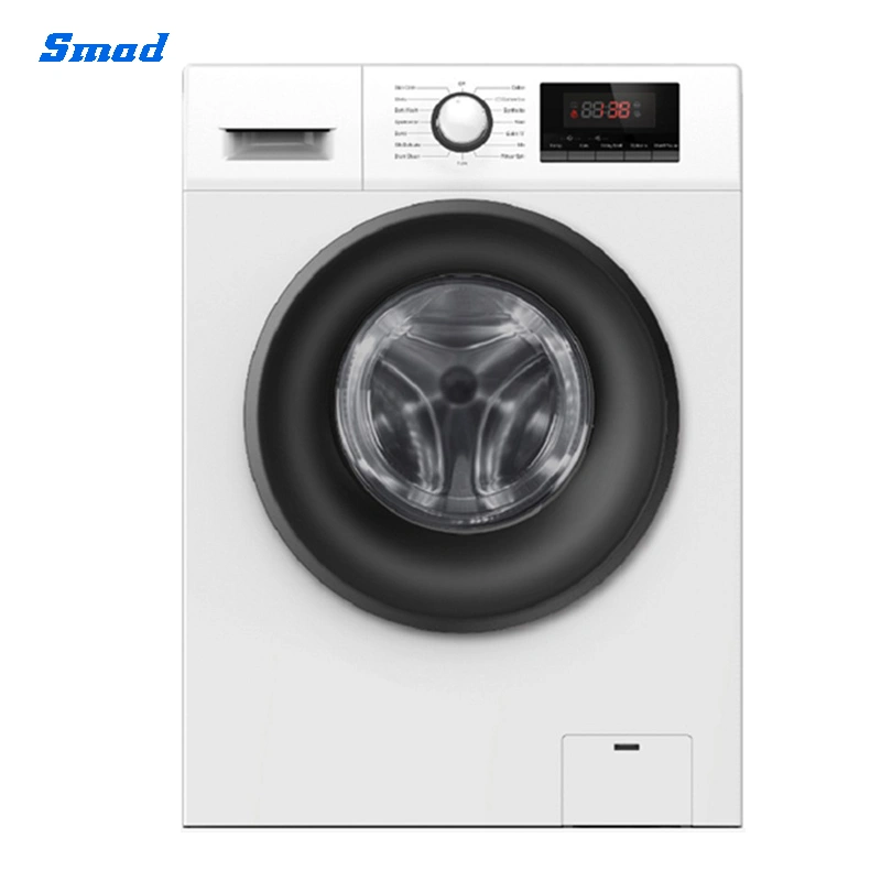 Wholesale 8kg White Front Loading Fully Automatic Steam Clothes Washer