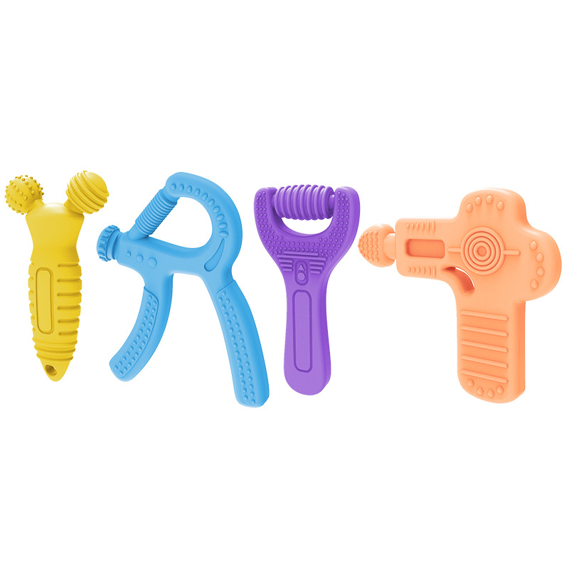 سيليكون طفل Teether مضغ ألعاب Molar Teether