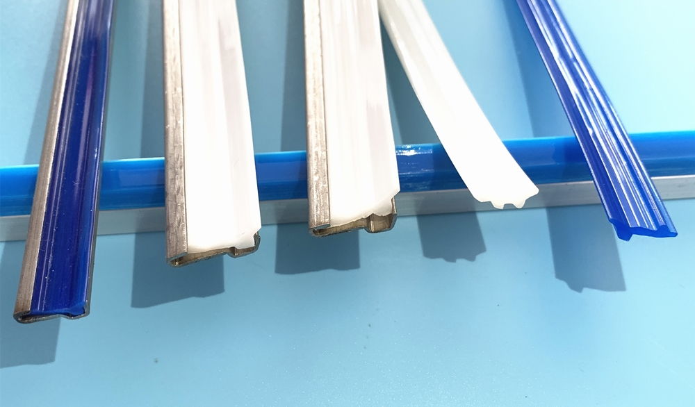 Factory manufacturing polyurethane rubber strip red/white wiper lip