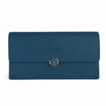 Genuine Leather Long Wallet