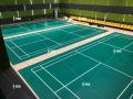 Badminton Court Mat, Logo Mat