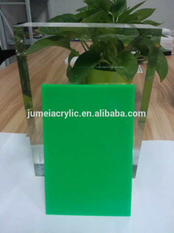 green color acrilic perspex glass boards