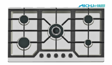 Built In New Design 5 Burners Gas Hob