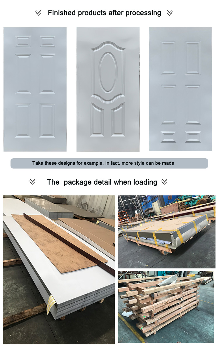 Popular High Quality Steel Door Skin Panel