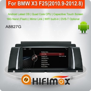 Hifiamx Android 4.4.4 android car radio for bmw x3 f25 radio gps for bmw x4 f26 for bmw x3 f25 car dvd navigation