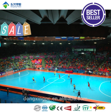 Resilient PVC futsal flooring surface