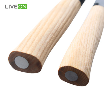 Ash Wood Handle Santoku Knife Set