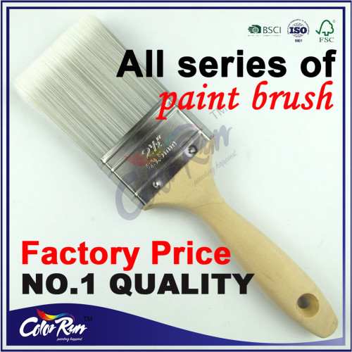 ColorRun Professional Nylon Wooden Handle Paint Brush with High Performance