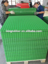 Rubber electric snow melting step mat