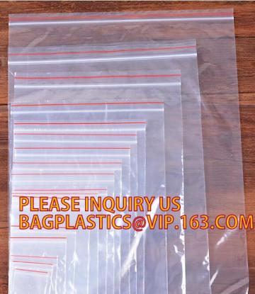 zipper lock embossed bag, Self Resealable Poly pe clear zipper bag Plastic Polythene zip lock bag, PE LDPE Clear Plastic Zipper