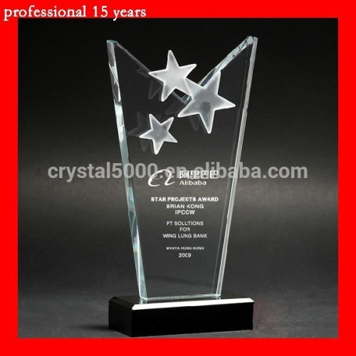 Factory wholesale trophy crystal award trophy