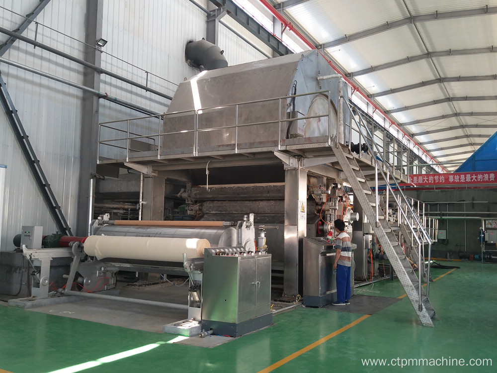 Machine For Producing Toilet Tissue Paper