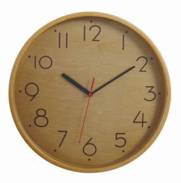 Wood-Frame Wall Clok (HM-9081B)