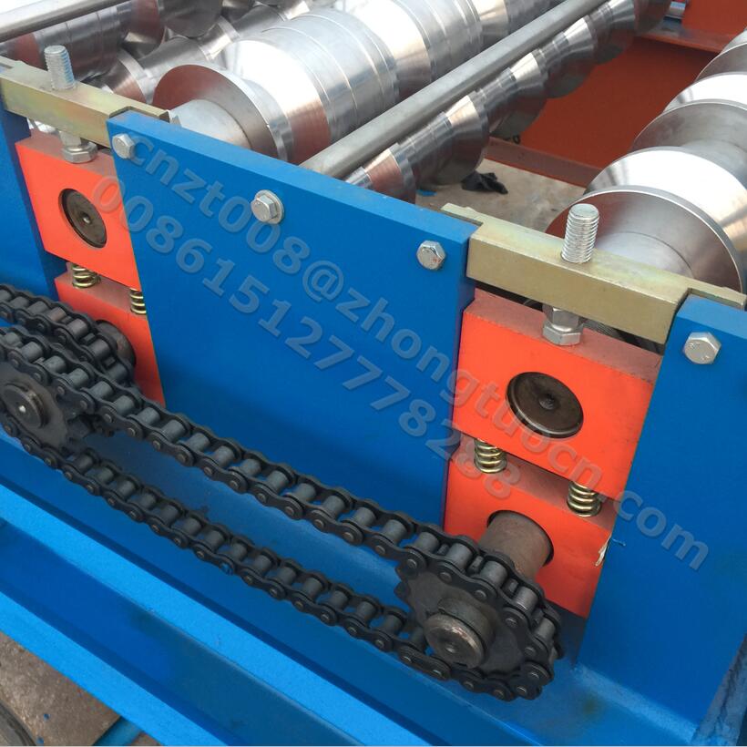 Metal steel wall and roof tile making machine