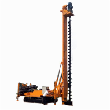 360 degree rotating spiral pile driver