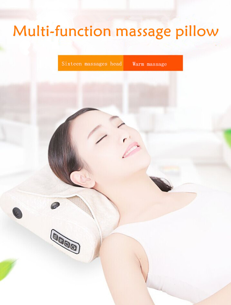 Neck Back Pain Relief Massager Pillows Shoulder with Deep Kneading Massager Heat Relaxation