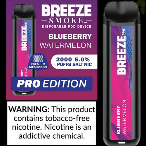 Breeze Pro 2000 Disposable Device Vape Wholesale Canada