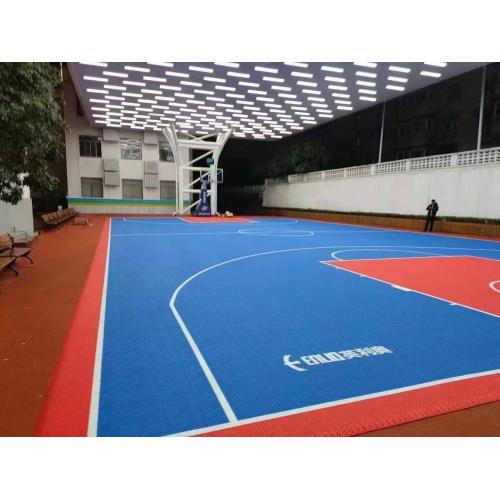 Piso de la cancha de baloncesto al aire libre removible de la cancha al aire libre