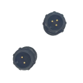 M12 18AWG 2 Pin Waterproof Connector Cable