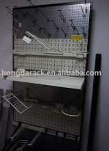tool rack with perforated back panle RL